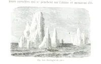 An illustration from La Terre et les Mers, ou description physique du globe. Ouvrage contenant 170 vignettes dessignées par K. Girardet, Lebreton, ... et 20 cartes physiques (1864)