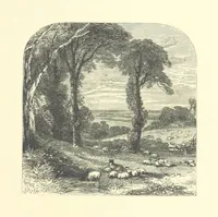An illustration from Beauties of English landscape. Drawn by Birket Foster. Engraved by Dalziel Brothers, J. Cooper ... and others (1874)