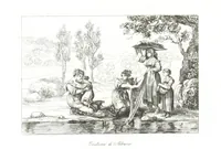 An illustration from Europa's Eden in Bildern. 100 Ansichten und Costum-Bilder von Italien und seinem Volke. [Without letterpress.] Nach Original-Gemälden in Stahl gestochen von C. F., Catel, Gail, Gotzlöff, Mosbrugger, Weller, Pinelli, etc (1858)