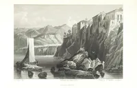 An illustration from Europa's Eden in Bildern. 100 Ansichten und Costum-Bilder von Italien und seinem Volke. [Without letterpress.] Nach Original-Gemälden in Stahl gestochen von C. F., Catel, Gail, Gotzlöff, Mosbrugger, Weller, Pinelli, etc (1858)