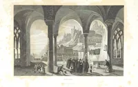 An illustration from Europa's Eden in Bildern. 100 Ansichten und Costum-Bilder von Italien und seinem Volke. [Without letterpress.] Nach Original-Gemälden in Stahl gestochen von C. F., Catel, Gail, Gotzlöff, Mosbrugger, Weller, Pinelli, etc (1858)