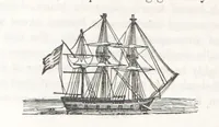 An illustration from The Book of the Navy; comprising a general history of the American Marine; and particular accounts of all the most celebrated naval battles, from the Declaration of Independence to the present time. With an appendix (1843)