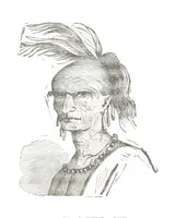 An illustration from Border Wars of the West. Comprising the frontier wars of Pennsylvania, Virginia, Kentucky, Ohio, Indiana, Illinois, Tennessee and Wisconsin, etc (1853)