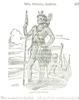 An illustration from Border Wars of the West. Comprising the frontier wars of Pennsylvania, Virginia, Kentucky, Ohio, Indiana, Illinois, Tennessee and Wisconsin, etc (1853)
