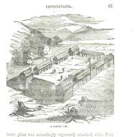 An illustration from Border Wars of the West. Comprising the frontier wars of Pennsylvania, Virginia, Kentucky, Ohio, Indiana, Illinois, Tennessee and Wisconsin, etc (1853)