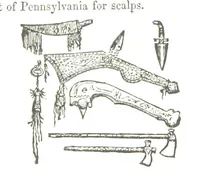 An illustration from Border Wars of the West. Comprising the frontier wars of Pennsylvania, Virginia, Kentucky, Ohio, Indiana, Illinois, Tennessee and Wisconsin, etc (1853)