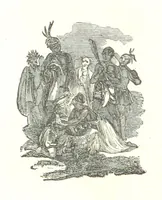 An illustration from Illustrated Historical Sketches of the Indians, exhibiting their manners and customs on the battle field, and in the Wigwam ... From the best authorities (1857)