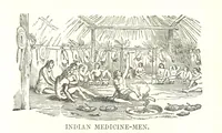 An illustration from Illustrated Historical Sketches of the Indians, exhibiting their manners and customs on the battle field, and in the Wigwam ... From the best authorities (1857)
