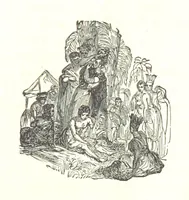 An illustration from Illustrated Historical Sketches of the Indians, exhibiting their manners and customs on the battle field, and in the Wigwam ... From the best authorities (1857)