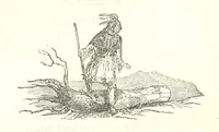 An illustration from Illustrated Historical Sketches of the Indians, exhibiting their manners and customs on the battle field, and in the Wigwam ... From the best authorities (1857)