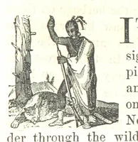 An illustration from Illustrated Historical Sketches of the Indians, exhibiting their manners and customs on the battle field, and in the Wigwam ... From the best authorities (1857)