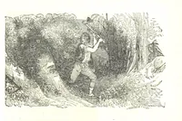 An illustration from Illustrated Historical Sketches of the Indians, exhibiting their manners and customs on the battle field, and in the Wigwam ... From the best authorities (1857)