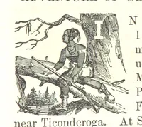 An illustration from Illustrated Historical Sketches of the Indians, exhibiting their manners and customs on the battle field, and in the Wigwam ... From the best authorities (1857)