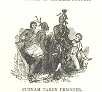 An illustration from Illustrated Historical Sketches of the Indians, exhibiting their manners and customs on the battle field, and in the Wigwam ... From the best authorities (1857)
