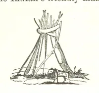 An illustration from Illustrated Historical Sketches of the Indians, exhibiting their manners and customs on the battle field, and in the Wigwam ... From the best authorities (1857)