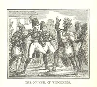 An illustration from Illustrated Historical Sketches of the Indians, exhibiting their manners and customs on the battle field, and in the Wigwam ... From the best authorities (1857)
