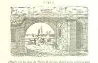 An illustration from Genève historique & archéologique ... avec dessins & fac-simile de Hermann Hammann. [With a supplement (1869)