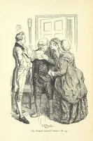An illustration from Annals of the Parish and the Ayrshire Legatees ... Illustrated by C. E. Brock. With an introduction by Alfred Ainger (1895)