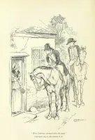 An illustration from Annals of the Parish and the Ayrshire Legatees ... Illustrated by C. E. Brock. With an introduction by Alfred Ainger (1895)