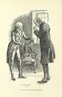 An illustration from Annals of the Parish and the Ayrshire Legatees ... Illustrated by C. E. Brock. With an introduction by Alfred Ainger (1895)