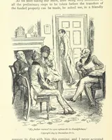An illustration from Annals of the Parish and the Ayrshire Legatees ... Illustrated by C. E. Brock. With an introduction by Alfred Ainger (1895)