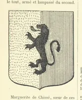 An illustration from Bibliothèque historique et littéraire du Dauphiné. Publiée par H. G (1864)