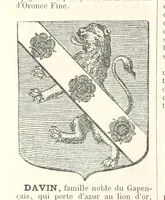 An illustration from Bibliothèque historique et littéraire du Dauphiné. Publiée par H. G (1864)