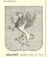 An illustration from Bibliothèque historique et littéraire du Dauphiné. Publiée par H. G (1864)
