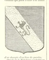An illustration from Bibliothèque historique et littéraire du Dauphiné. Publiée par H. G (1864)