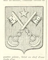 An illustration from Bibliothèque historique et littéraire du Dauphiné. Publiée par H. G (1864)