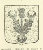 An illustration from Bibliothèque historique et littéraire du Dauphiné. Publiée par H. G (1864)