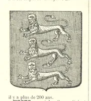 An illustration from Bibliothèque historique et littéraire du Dauphiné. Publiée par H. G (1864)