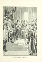 An illustration from Deutscher Kaiser-Saal. Geschichte der deutschen Kaiser in Biographien ... Mit 50 Vollbildern, etc (1894)