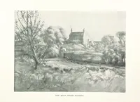 An illustration from The Home Country of R. L. Stevenson. Being the valley of the Water of Leith from source to sea ... Illustrated by Joseph Brown. (Second edition.) (1898)