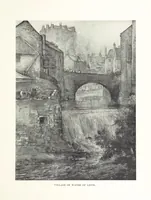 An illustration from The Home Country of R. L. Stevenson. Being the valley of the Water of Leith from source to sea ... Illustrated by Joseph Brown. (Second edition.) (1898)