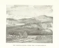 An illustration from The Home Country of R. L. Stevenson. Being the valley of the Water of Leith from source to sea ... Illustrated by Joseph Brown. (Second edition.) (1898)