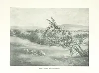 An illustration from The Home Country of R. L. Stevenson. Being the valley of the Water of Leith from source to sea ... Illustrated by Joseph Brown. (Second edition.) (1898)