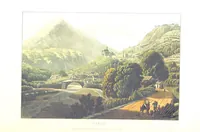 An illustration from Picturesque Tour from Geneva to Milan, by way of the Simplon: illustrated with thirty six coloured views ... engraved from designs by J. and J. [or rather, G. and G.] Lory ... and accompanied with particulars historical and descriptive by Frederic Schoberl. [With a map (1820)