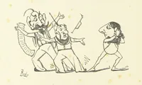 Picture 48 of 138 from Fifty “Bab” Ballads ... [Selected from “Bab Ballads” and “More Bab Ballads.”] With illustrations by the author (1881), leaf 106