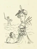 An illustration from Fifty “Bab” Ballads ... [Selected from “Bab Ballads” and “More Bab Ballads.”] With illustrations by the author (1881)
