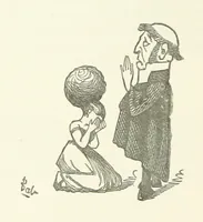 Picture 57 of 138 from Fifty “Bab” Ballads ... [Selected from “Bab Ballads” and “More Bab Ballads.”] With illustrations by the author (1881), leaf 122