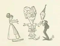 An illustration from Fifty “Bab” Ballads ... [Selected from “Bab Ballads” and “More Bab Ballads.”] With illustrations by the author (1881)