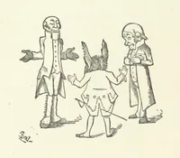 An illustration from Fifty “Bab” Ballads ... [Selected from “Bab Ballads” and “More Bab Ballads.”] With illustrations by the author (1881)