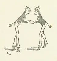 An illustration from Fifty “Bab” Ballads ... [Selected from “Bab Ballads” and “More Bab Ballads.”] With illustrations by the author (1881)