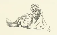 An illustration from Fifty “Bab” Ballads ... [Selected from “Bab Ballads” and “More Bab Ballads.”] With illustrations by the author (1881)