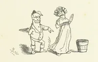 An illustration from Fifty “Bab” Ballads ... [Selected from “Bab Ballads” and “More Bab Ballads.”] With illustrations by the author (1881)