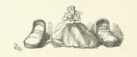 Picture 70 of 138 from Fifty “Bab” Ballads ... [Selected from “Bab Ballads” and “More Bab Ballads.”] With illustrations by the author (1881), leaf 144