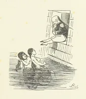 An illustration from Fifty “Bab” Ballads ... [Selected from “Bab Ballads” and “More Bab Ballads.”] With illustrations by the author (1881)