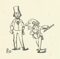 Picture 77 of 138 from Fifty “Bab” Ballads ... [Selected from “Bab Ballads” and “More Bab Ballads.”] With illustrations by the author (1881), leaf 159