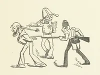 An illustration from Fifty “Bab” Ballads ... [Selected from “Bab Ballads” and “More Bab Ballads.”] With illustrations by the author (1881)